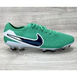 Nike Tiempo Legend 10 Elite LV8 FG Green Soccer Cleats HJ7272-300 Men's Size 8